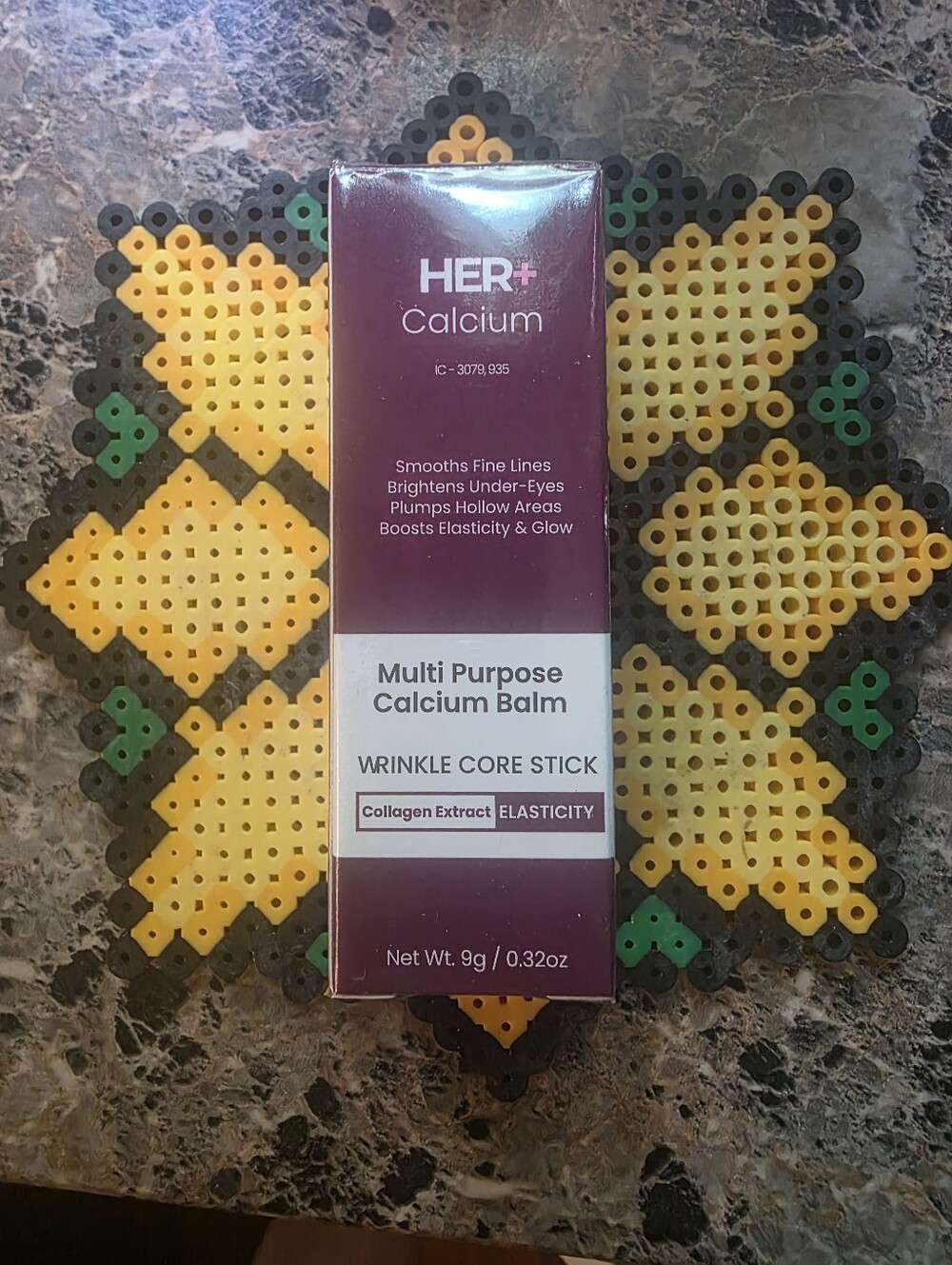 HER + Calcium Multi-Purpose Calcium Balm - Burgundy Wrinkle Core Stick NEW!